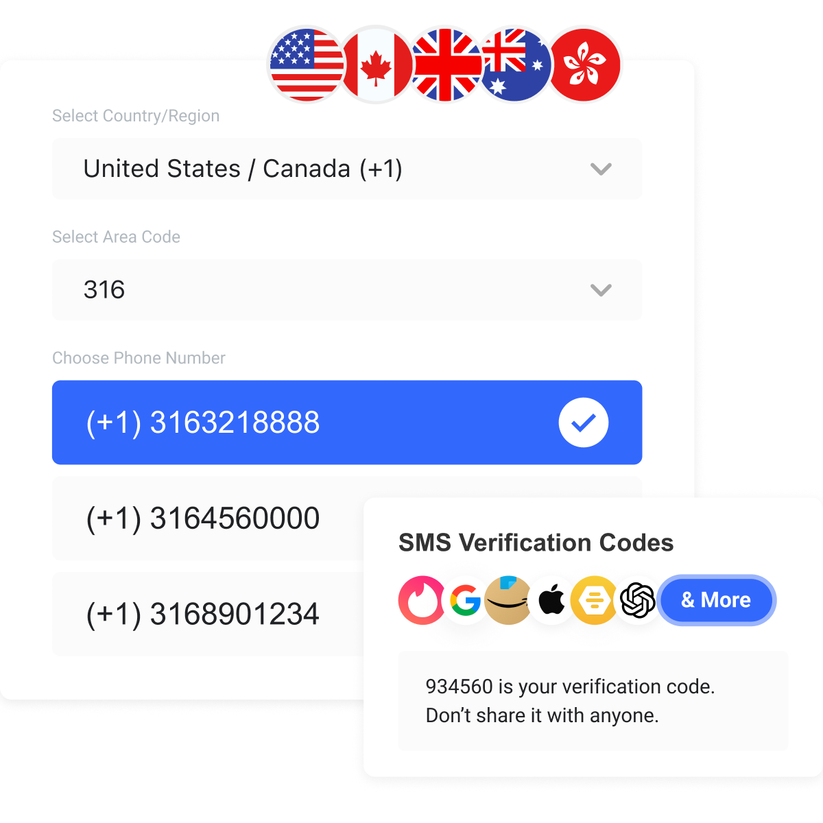 WePhone Numbers Features1